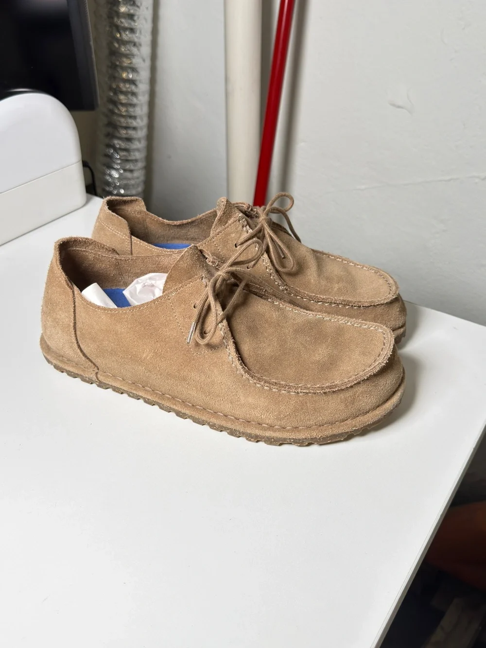 Birkenstock Men's Suede Chukka Boots in Tan